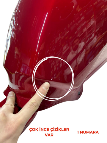 MONDİAL DRİFT L BENZİN DEPOSU KIRMIZI DEFOLU