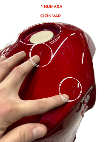 MONDİAL DRİFT L BENZİN DEPOSU KIRMIZI DEFOLU