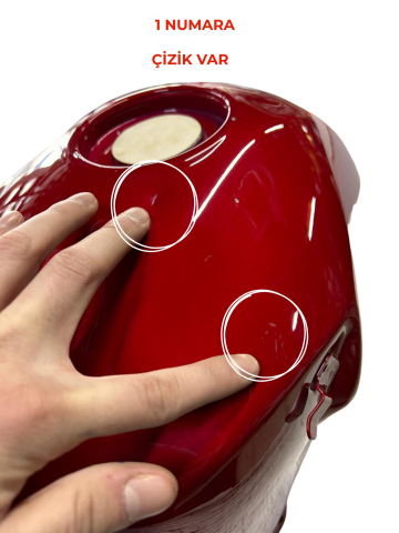 MONDİAL DRİFT L BENZİN DEPOSU KIRMIZI DEFOLU