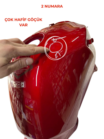 MONDİAL DRİFT L BENZİN DEPOSU KIRMIZI DEFOLU