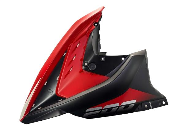 PULSAR BAJAJ RS200 EURO 4 SOL YAN PANEL KIRMIZI ORJİNAL