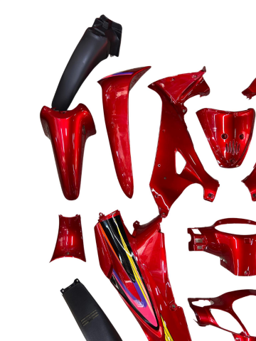 MOTORAN TORRO KAPORTA SETİ KIRMIZI FAR VE STOPLU 18 PARÇA