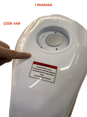 MONDİAL SUPERBOY İ 100-125 BENZİN DEPOSU BEYAZ DEFOLU