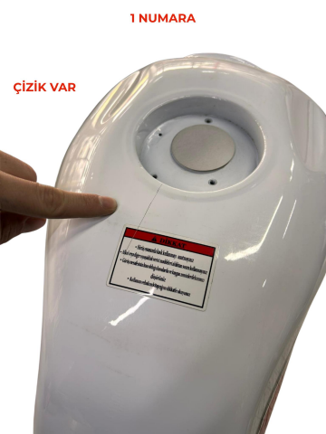 MONDİAL SUPERBOY İ 100-125 BENZİN DEPOSU BEYAZ DEFOLU