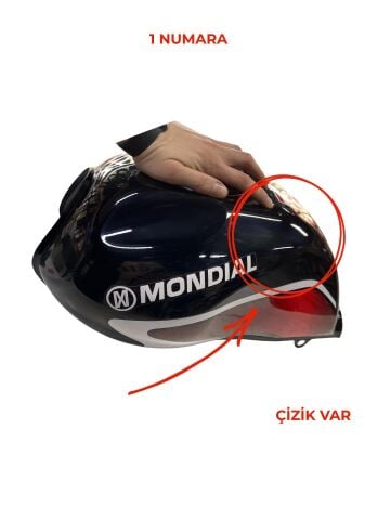 MONDİAL SUPERBOY İ 100-125 BENZİN DEPOSU SİYAH DEFOLU