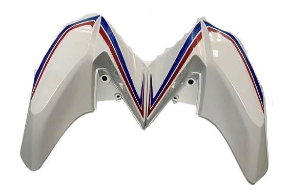 HONDA CB125-F DEPO GRENAJI SAĞ SOL TAKIM BEYAZ