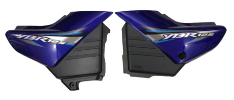 YAMAHA YBR 2004-2009 SAĞ SOL AKÜ KAPAKLARI MAVİ TAKIM İTHAL